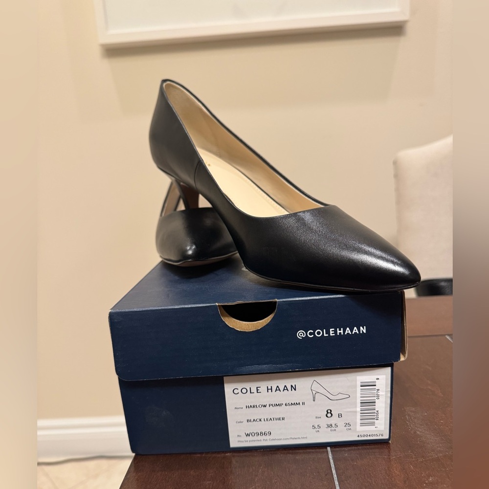 Cole Haan Harlow Pump 65mm II in black, NWT